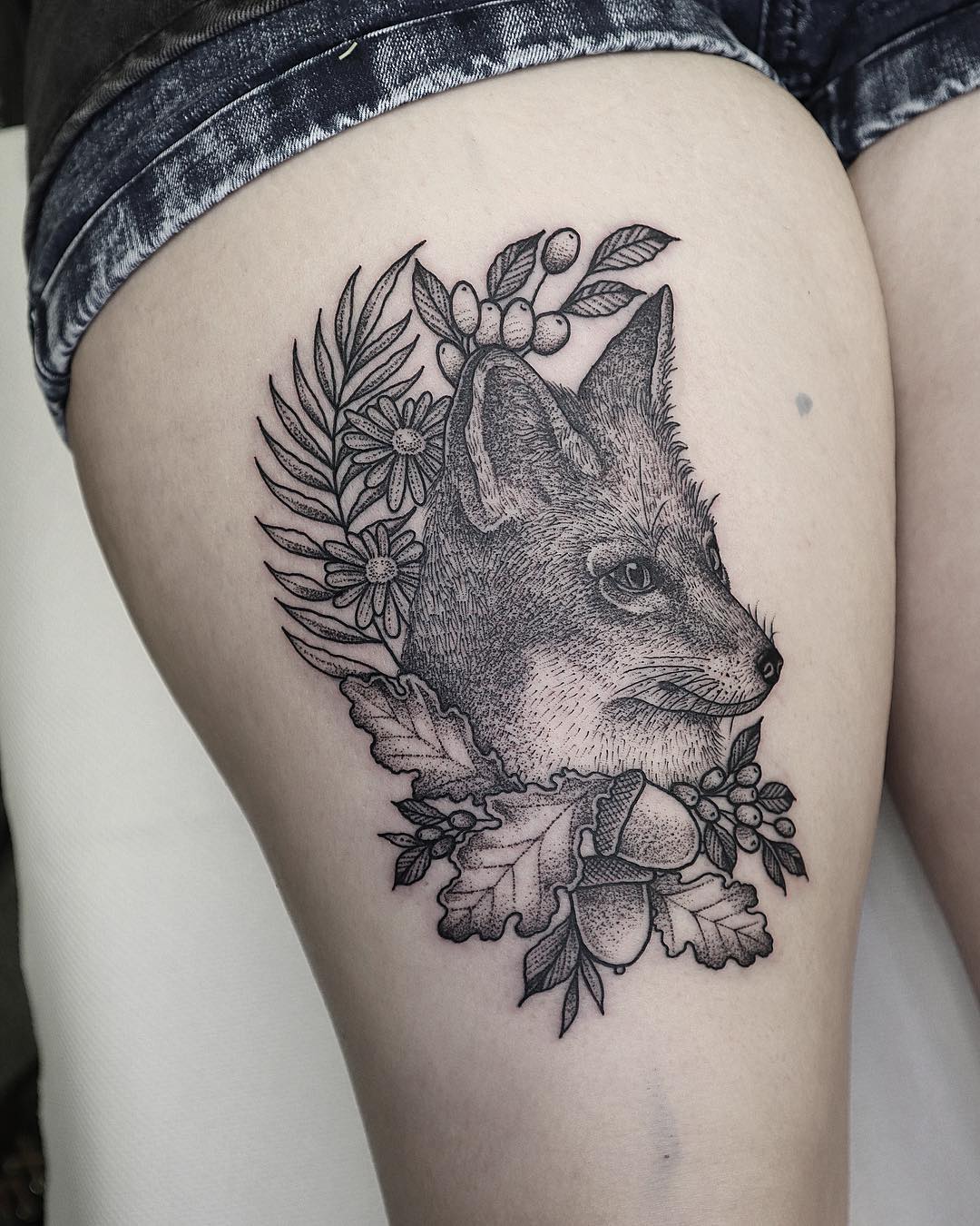 Fox tattoo
